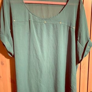 Green blouse